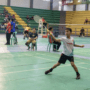 Foto : Atlet Bulu Tangkis bertanding di GOR Pesantenan Pati, Senin (30/03/2026). (Sumber. Mitrapost.com/ Ilham)