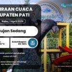 Prakiraan Cuaca Pati 1 April Besok: Hujan Sedang Berpotensi Landa Seluruh Kecamatan Prakiraan Cuaca Pati 1 April Besok: Hujan Sedang Berpotensi Landa Seluruh Kecamatan