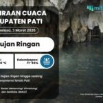 Cuaca Kabupaten Pati 3 Maret 2026: Hujan Ringan hingga Sedang Berpotensi Melanda Cuaca Kabupaten Pati 3 Maret 2026: Hujan Ringan hingga Sedang Berpotensi Melanda