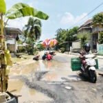 jalan-rusak-kayen Foto : Kondisi Jalan Rusak di Desa Kayen Kecamatan Kayen dilakukan sejumlah kendaraan. (Sumber. Mitrapost.com/ Ilham)
