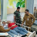 Foto : Sejumlah siswa SMK Negeri 4 Pati dilarikan ke RS KSH Pati usai menyantap menu MBG, belum lama ini. (Sumber. Mitrapost.com/ Ilham)