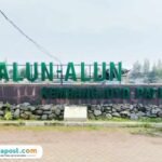 Foto : Kondisi Alun-alun Kembangjoyo Pati saat siang hari. (Sumber. Mitrapost.com/ Ilham)