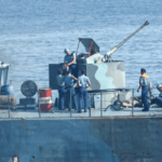 Ilustrasi kapal perang Upaya Pencurian Batu Granit di Selat Gelam Riau Digagalkan oleh Kapal Perang RI Alamang-644