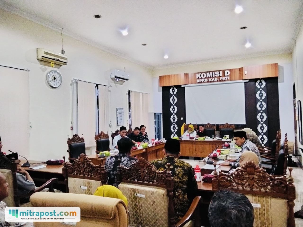 Foto : DPRD Pati panggil pihak SMP Negeri 1 Tayu dan Disdikbud. (Sumber. Mitrapost.com/ Ilham)
