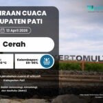 PRAKIRAAN CUACA 13 April cuaca pati