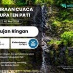 PRAKIRAAN CUACA 2 Mei Prakiraan Cuaca 2 Mei di Pati: Potensi Hujan Ringan di Sejumlah Kecamatan
