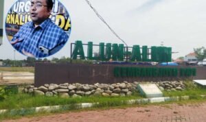 Foto : Alun-alun Kembangjoyo Pati berada di Kelurahan Kalidoro Kecamatan Pati. (Sumber. Mitrapost.com/Ilham)