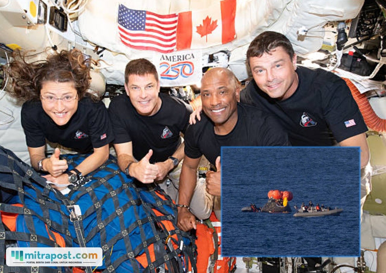 Astronot Misi Artemis II Mengalami Kesulitan Bergerak Usai Mendarat di Bumi