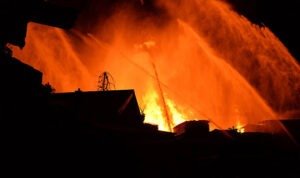 Ilustrasi kebakaran/istock Gudang Penyimpanan