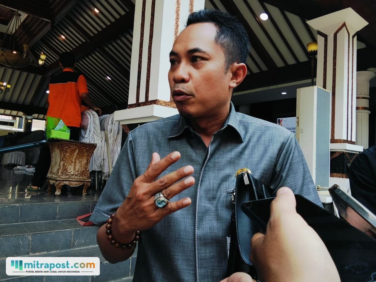Foto : Ketua Komisi B DPRD Kabupaten Pati, Muslihan. (Sumber. Mitrapost.com/ Ilham)