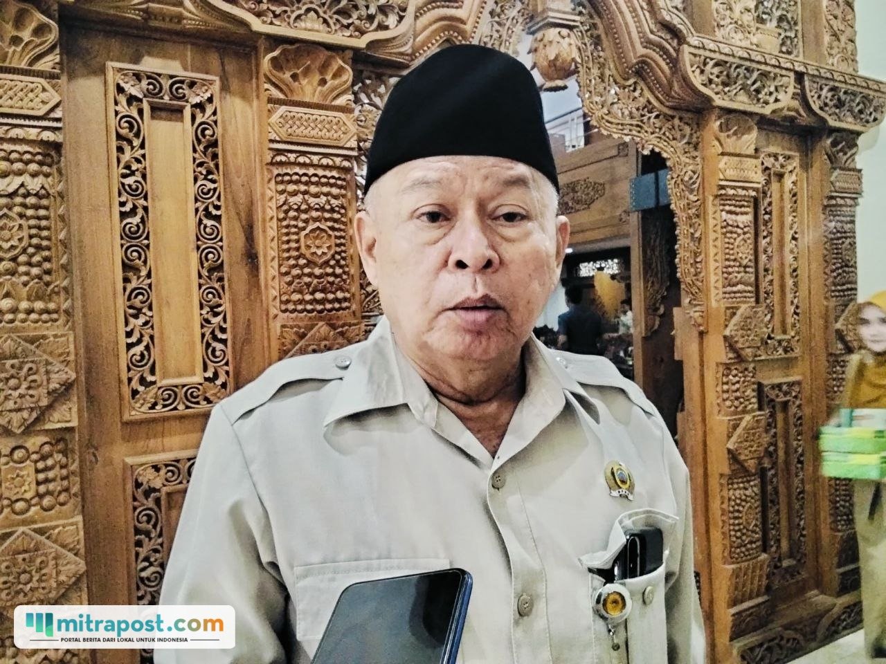 Foto : Wakil Ketua I DPRD Kabupaten Pati, Hardi. (Sumber. Mitrapost.com/ Ilham)