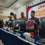 Foto : Konferensi Pers di Lantai II Polresta Pati. (Sumber. Mitrapost.com/ Ilham)