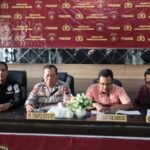Konferensi pers di Mapolresta Pati terkait kasus dugaan kekerasan seksual di Sukolilo/ Humas Polresta Pati