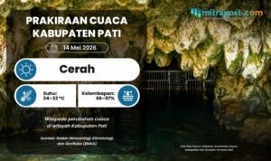 Esok Hari Cuaca di Bumi Mina Tani Diperkirakan Cerah