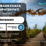 Esok Hari Diperkirakan Berawan, Waspada Perubahan Cuaca Sewaktu-waktu di Pati