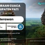 Prakiraan Cuaca Kabupaten Pati Sabtu Besok: Berawan dengan Suhu hingga 31°C Prakiraan Cuaca Kabupaten Pati Sabtu Besok: Berawan dengan Suhu hingga 31°C