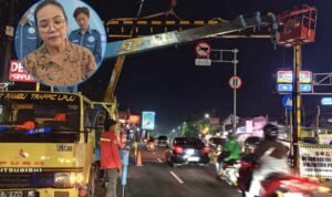 Pemkot Semarang Pasang Portal Pembatas/semarangkota