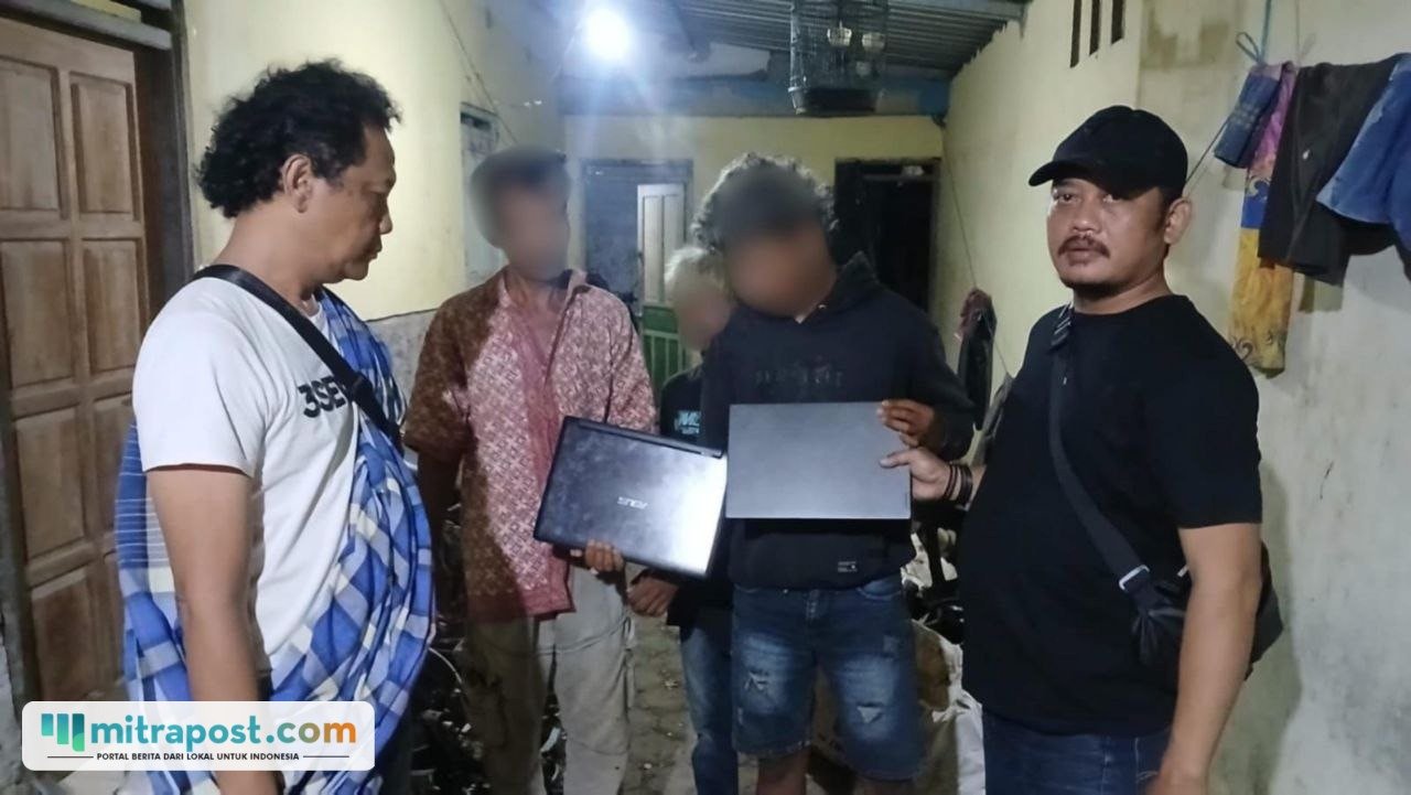 Dua Maling Laptop di SD Negeri 2 Mulyoharjo Berhasil Diringkus Polisi/ humas polresta Pati