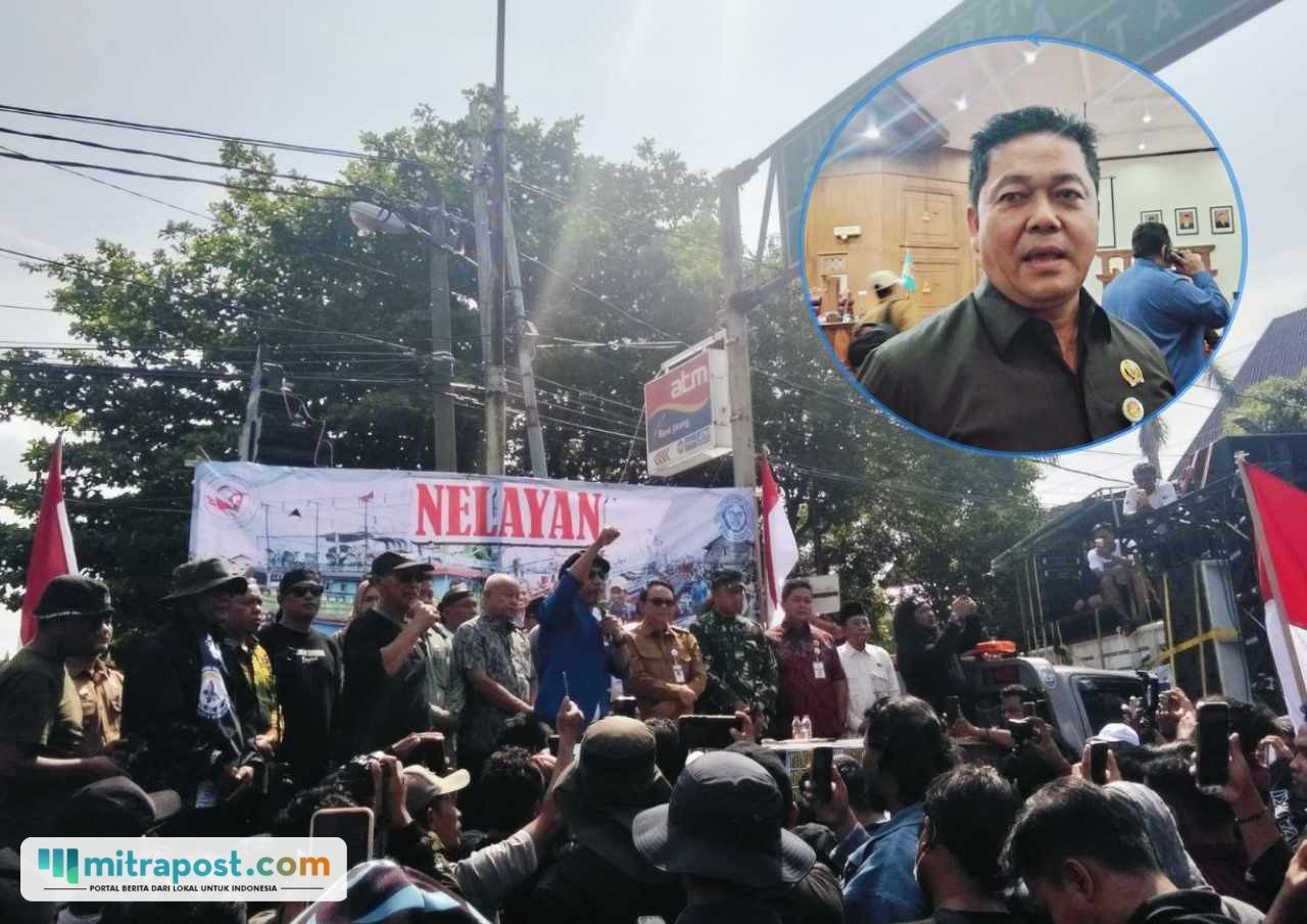 Foto : Demo Nelayan di Pati. (Sumber. Mitrapost.com/ Ilham)