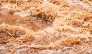 Ilustrasi sungai meluap/istock
