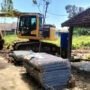 Foto : Alat berat dan kawat bronjong. (Dok. BPBD Kabupaten Pati)