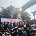Foto : Demo Nelayan di Alun-alun Simpang Lima Pati. (Sumber. Mitrapost.com/ Ilham)