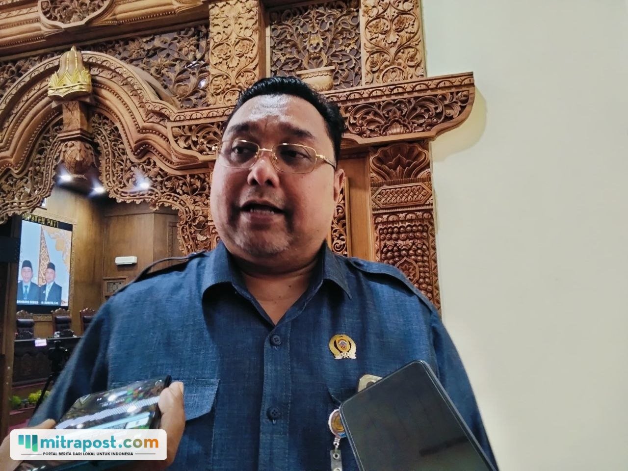 Foto : Ketua Komisi C DPRD Kabupaten Pati, Joni Kurnianto. (Sumber. Mitrapost.com/ Ilham)