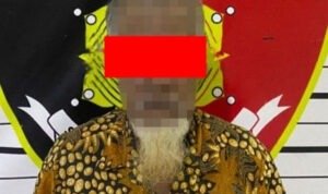 Pelaku berinisial S (75) diduga melakukan aksi cabul /tribatranews Polda Lampung Bandar Lampung