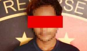Pelaku Bajing Loncat yang Hendak Curi Pupuk dari Truk di Jalan Teluk Ambon (Sumber: tribatranews Polda Lampung)