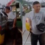 video-viral Pria Mengaku Polisi Terekam Kamera Mengamuk Sambil Bawa Samurai di Lapak Pedagang