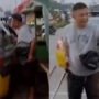 Pria Mengaku Polisi Terekam Kamera Mengamuk Sambil Bawa Samurai di Lapak Pedagang