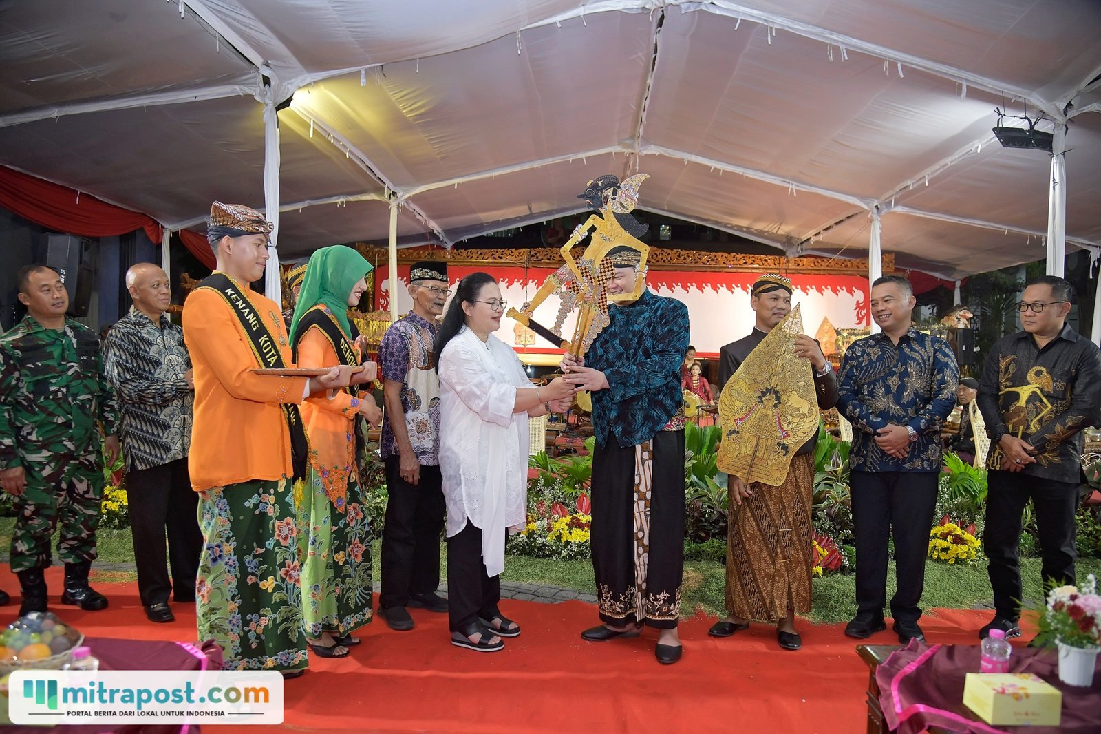 Wali Kota Semarang Agustina di Peringatan Tahun Baru Islam 1 Muharram 1448 Hijriah di halaman Balai Kota Semarang/ semarangkota