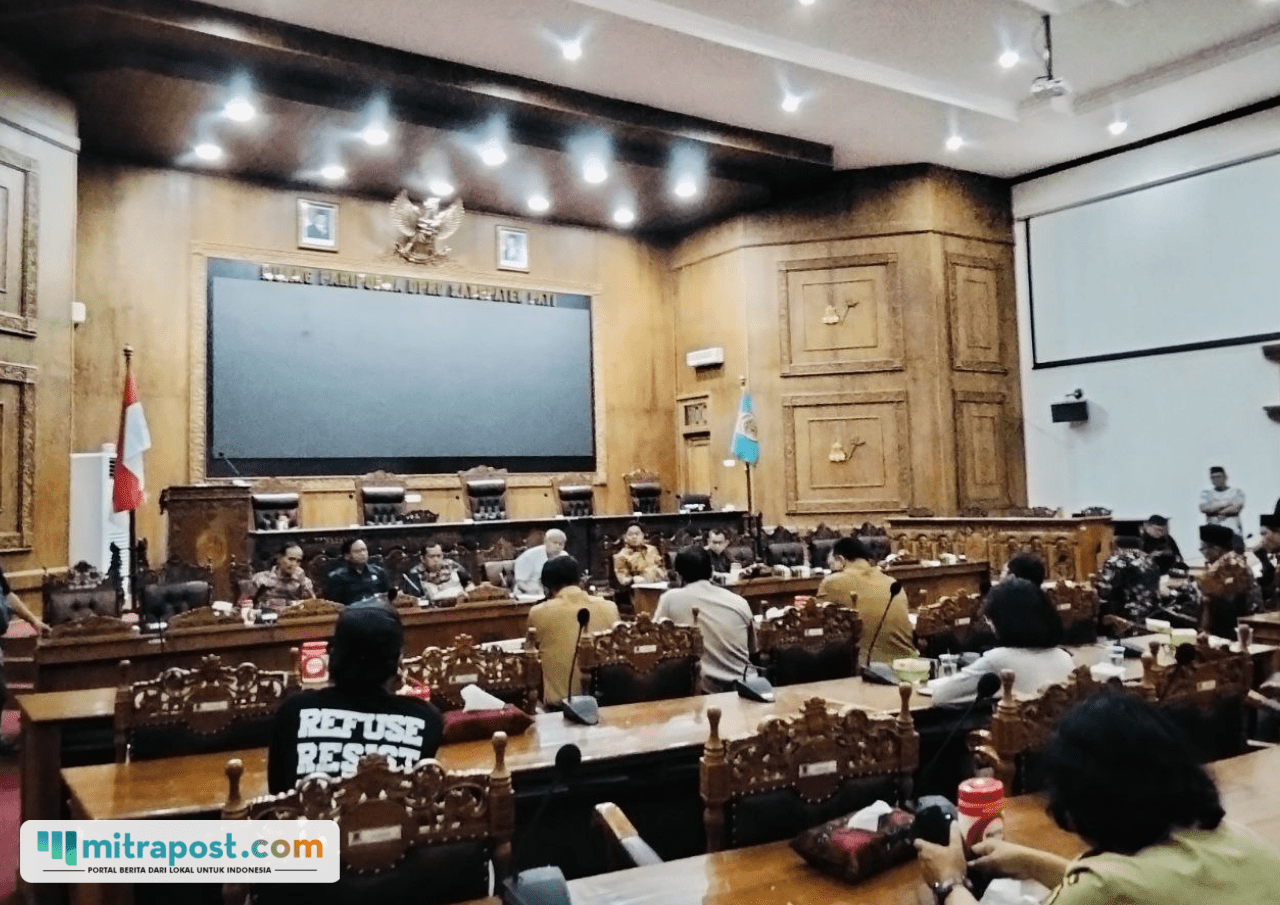 Foto : Audiensi Gerakan Petani Karangsari di DPRD Kabupaten Pati, Senin (29/06/2026). (Sumber. Mitrapost.com/ Ilham)