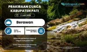 Cuaca di Pati Esok Hari Diperkirakan Berawan