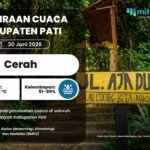 Potensi Cuaca Akhir Juni di Kabupaten Pati Tunjukkan Langit yang Terlihat Cerah Menyeluruh