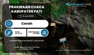 Prakiraan Cuaca Esok Hari di Wilayah Pati : Cerah