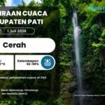 Cuaca Pati Diprediksi Cerah Awal Juli Besok, Suhu Berkisar 21–32 °C