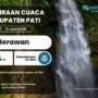 Prakiraan Cuaca Pati Sabtu Besok Berawan, Hujan Ringan di Sejumlah Kecamatan