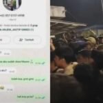 Bukti chat mesum dan penggerudukan terduga pelaku/istimewa Bukti chat mesum dan penggerudukan terduga pelaku/istimewa