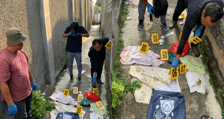 Foto : Tim Polresta Pati melakukan olah tempat kejadian perkara (TKP) di desa Growong Kidul Kecamatan Juwana, Senin (01/06/2026). (Sumber. Humas Polresta Pati)