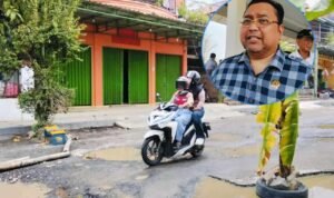 Jalan rusak di Pati (Mitrapost/ilham)
