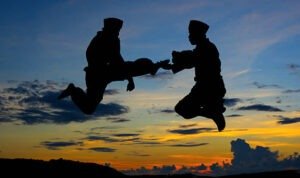 Ilustrasi anggota silat/istock