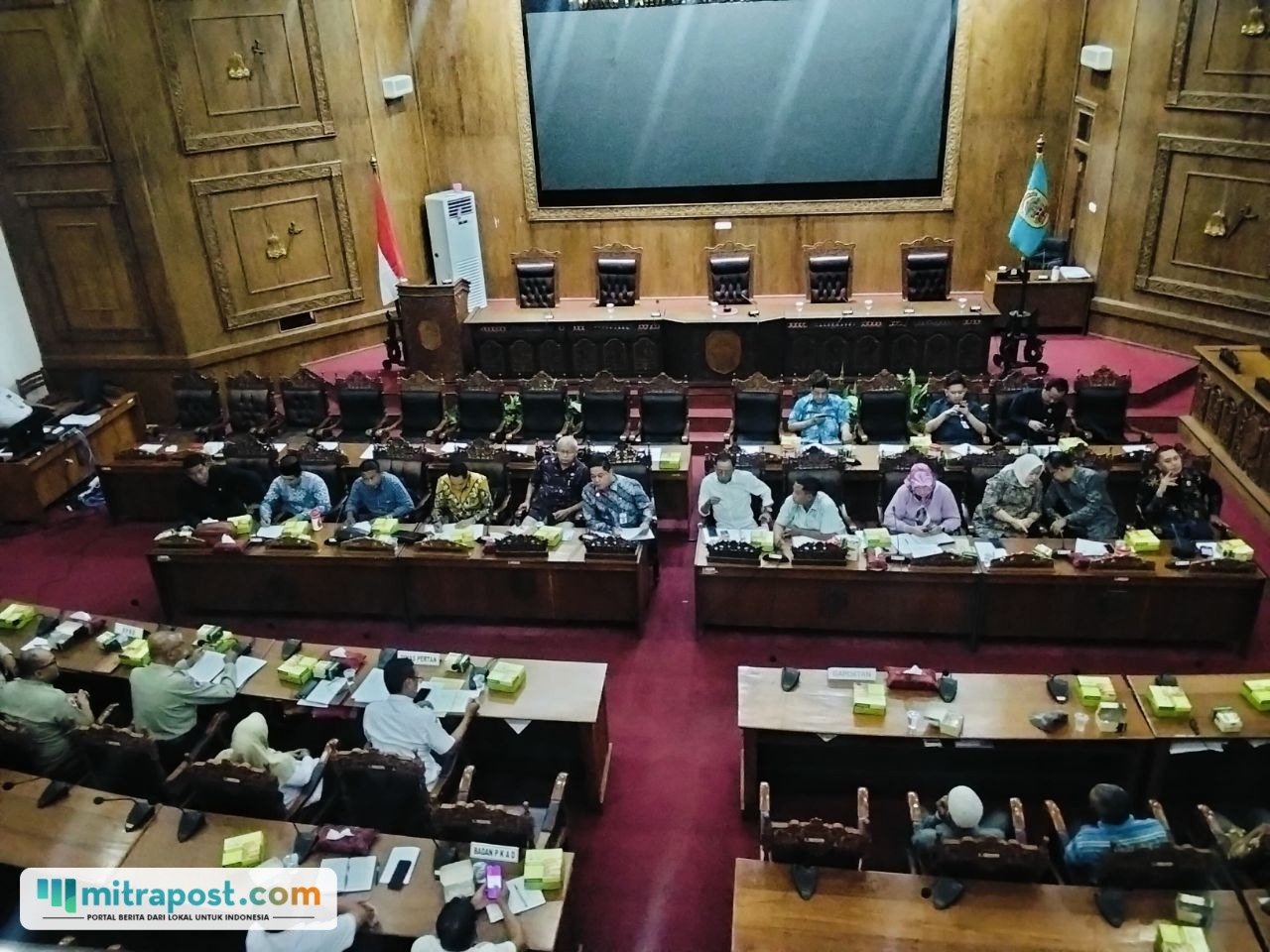 Foto : Rapat dengar Pendapat (RDP) di DPRD Kabupaten Pati, Rabu (03/06/2026) (mitrapost/ilham) Pencairan Bantuan Puso