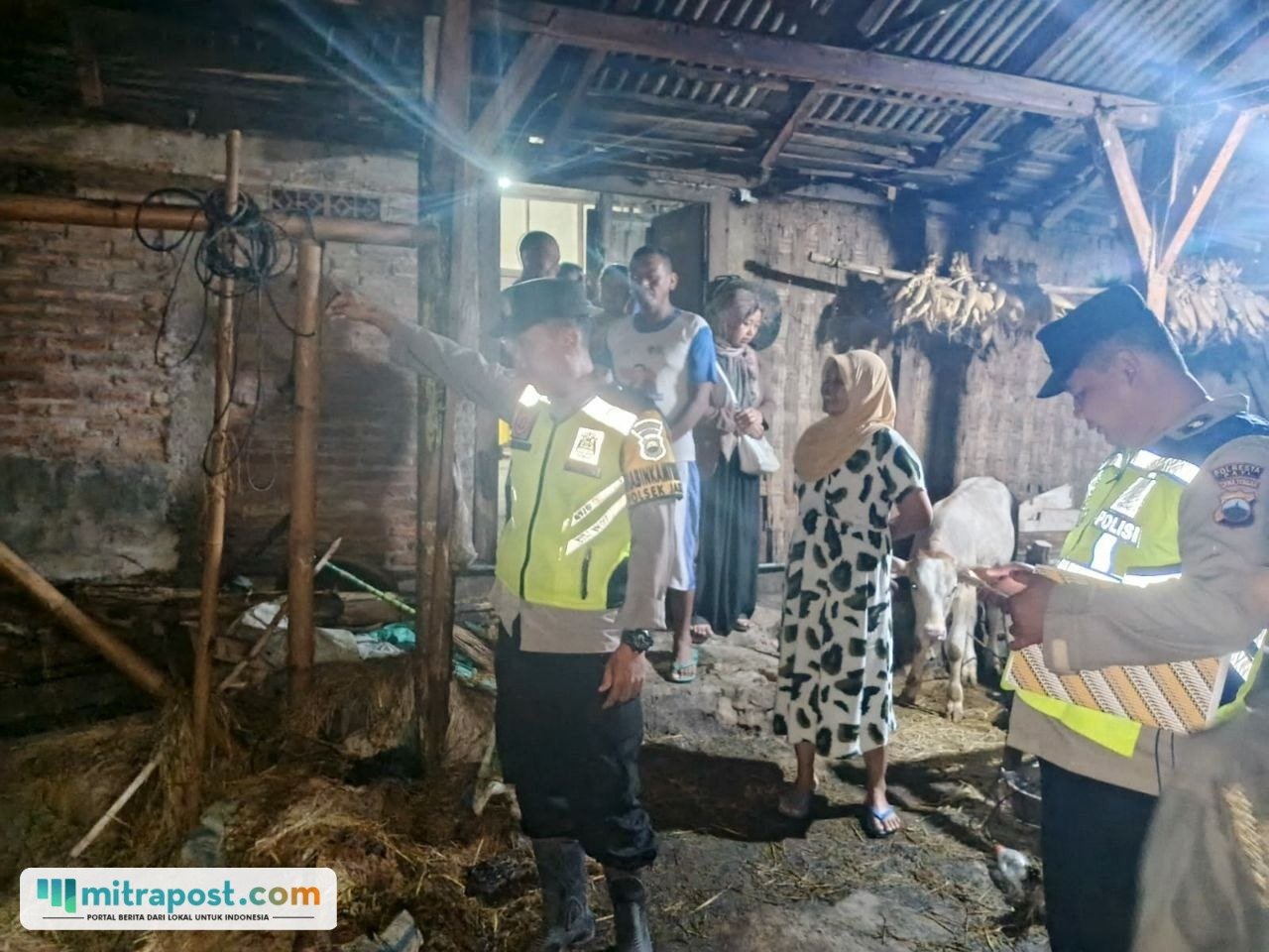 Lokasi Mobil SPPG Tabrak Rumah di Kayen Pati/humas Polresta Pati