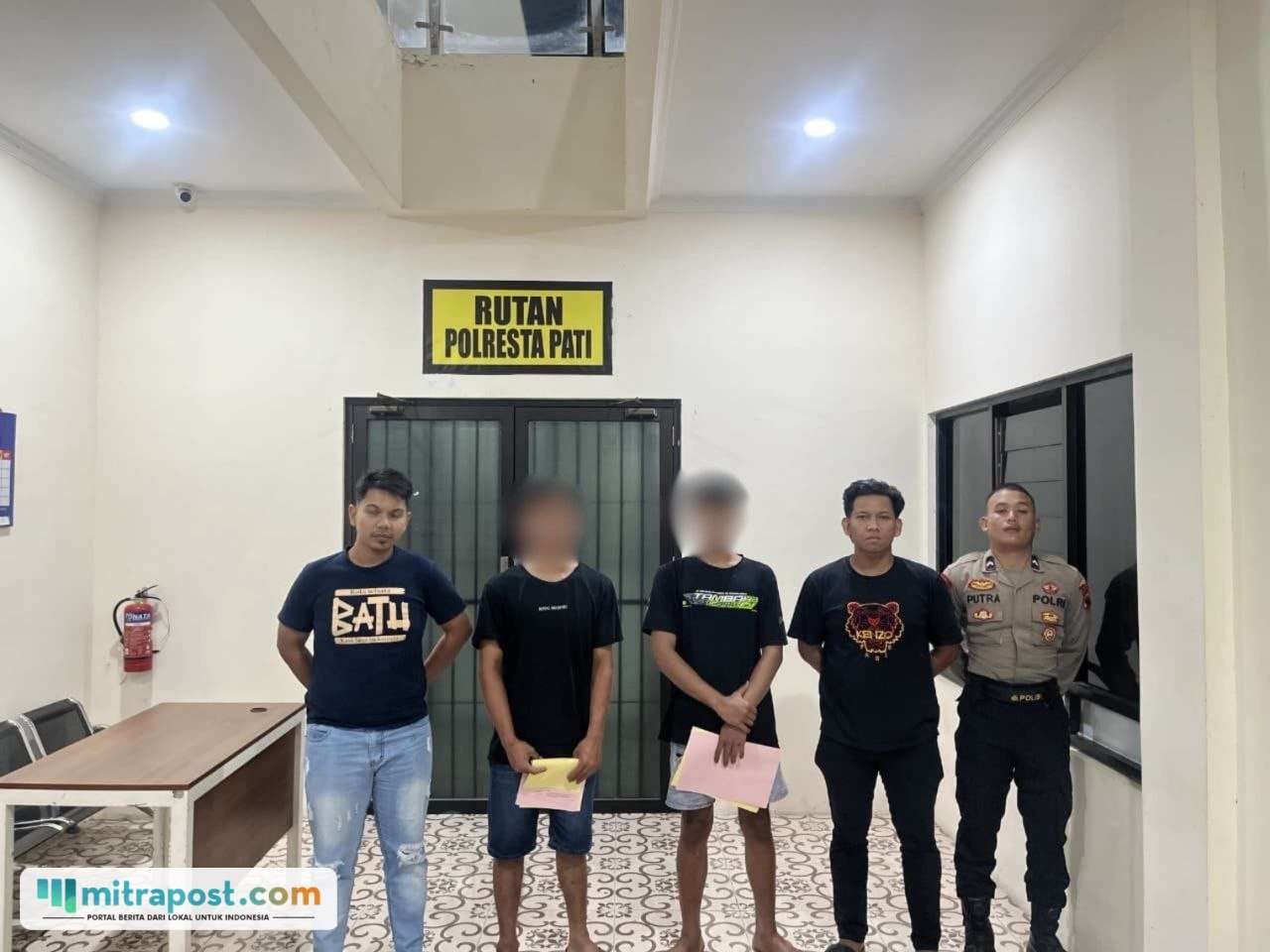 Pengeroyokan di Waduk Gembong, Polisi Tetapkan Dua Pemuda Jadi Tersangka/humas Polresta Pati