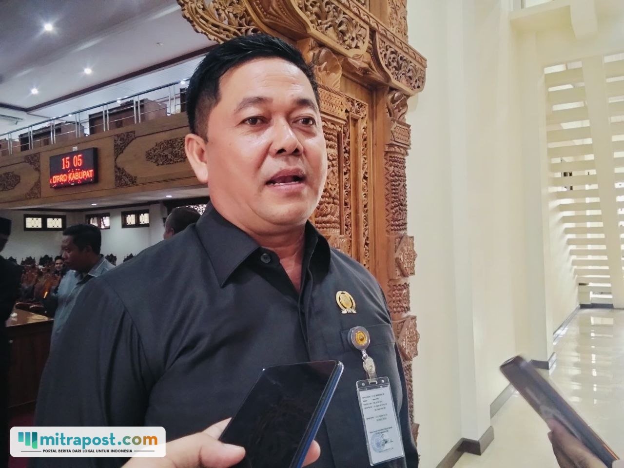 Foto : Ketua DPRD Kabupaten Pati, Ali Badruddin. (Sumber. Mitrapost.com/ Ilham)