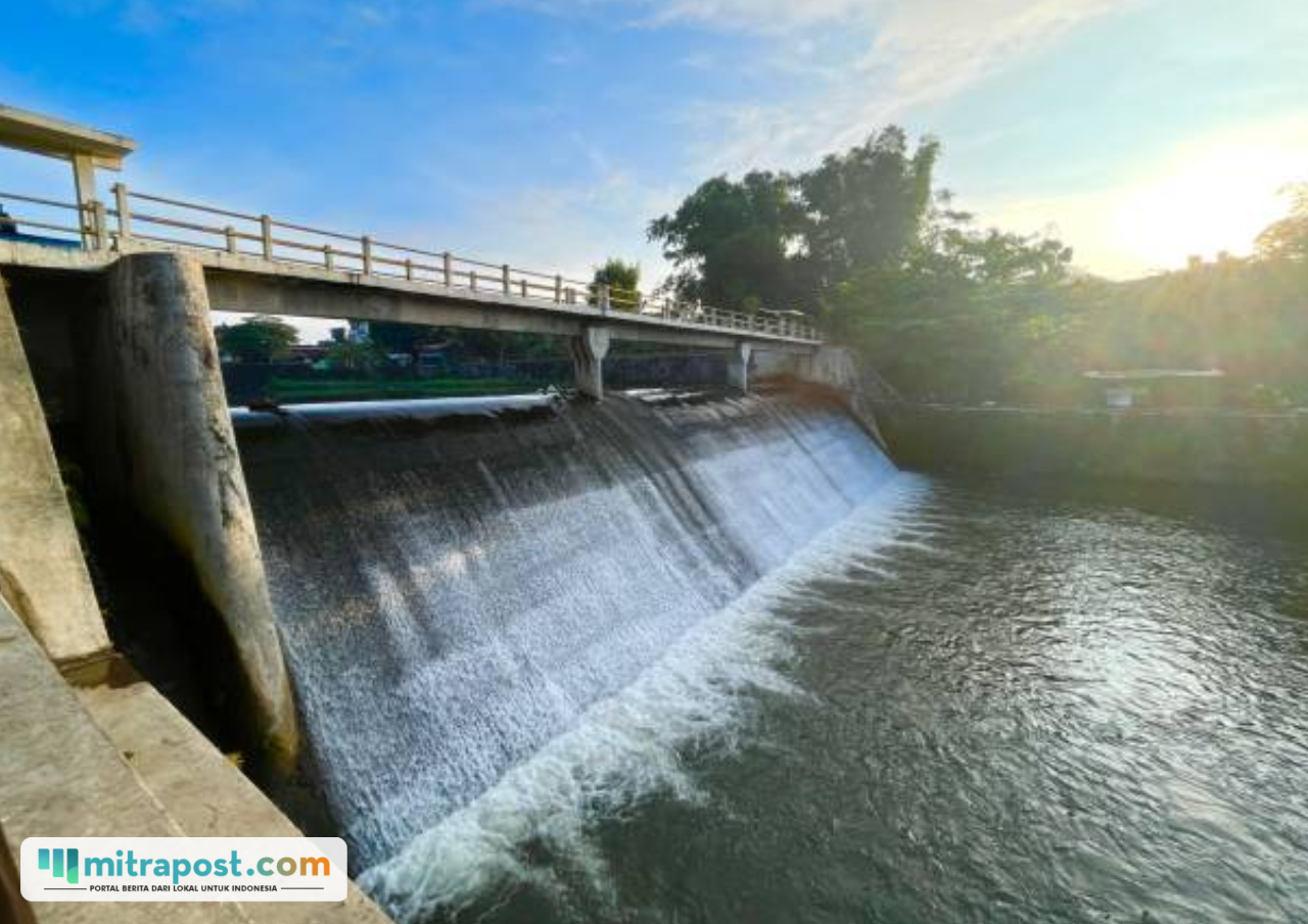 Debit Air Sungai Ciliwung di Bendung Katulampa Bogor Menyusut, Tinggi Muka Air 0 Cm