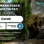 PRAKIRAAN CUACA 03 JULI 2026 Kabupaten Pati Berpotensi Terindikasi Cuaca Cerah Esok Hari di Seluruh Wilayah