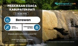 Cuaca di Pati Esok Hari Diprediksi Berawan