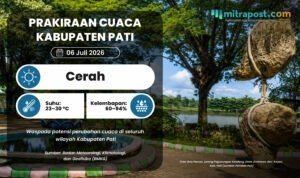 Kabupaten Pati Awal Pekan Diprediksi Perubahan Cuaca Cenderung Cerah di Seluruh Wilayah